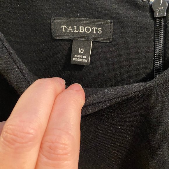 Talbots Black Dress - Picture 3 of 4
